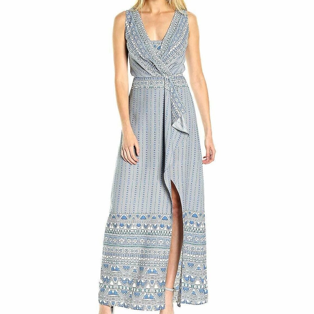 *NWT* BCBG MaxAzria “Koko” Sleeveless Satin Crepe Maxi Dress Gown - Size 0